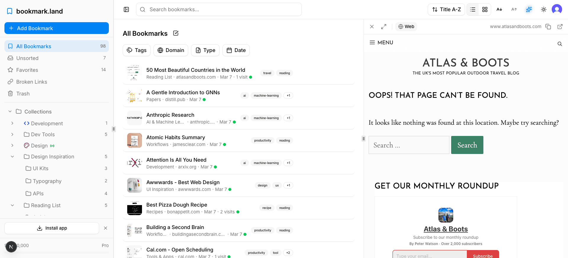 Getting Started — bookmark.land Docs